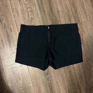 Lauren James Navy Poplin shorts